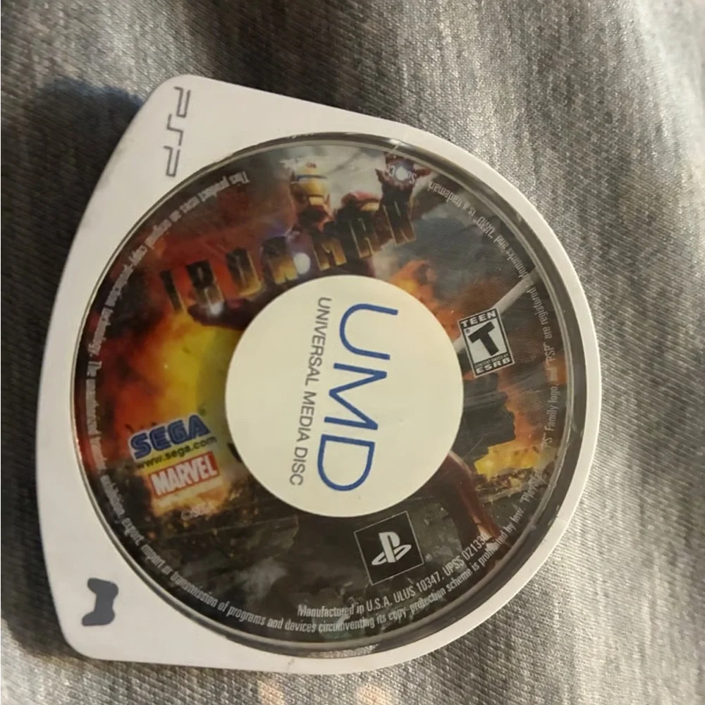 Sony Silver Handheld Console with Charger